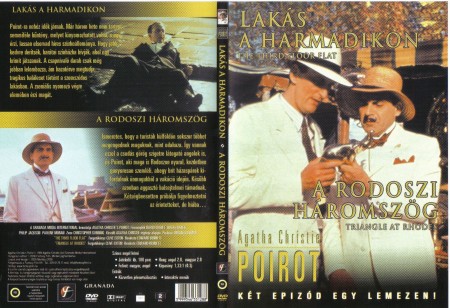 Lakás a harmadikon / A rodoszi háromszög (1DVD) (David Suchet - Agatha Christie) (Poirot filmek) (karcos példány)