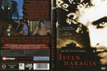 Isten haragja (2001 - Frailty) (1DVD) (Bill Paxton)  ( a borító csak reklám !!! )