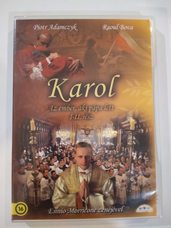Karol  -  Az ember, aki pápa lett  I-II. rész   ( 2005 )  ( 2 DVD ) (nagyon karcos) (könyvtári példány) (borítón pecsét, matricák, jelzésekkel)