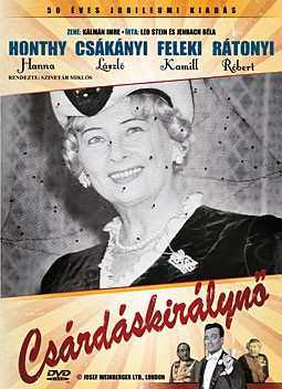 Csárdáskirálynő (1961) (1DVD) (Honthy Hanna) (Film Reel Media kiadás)